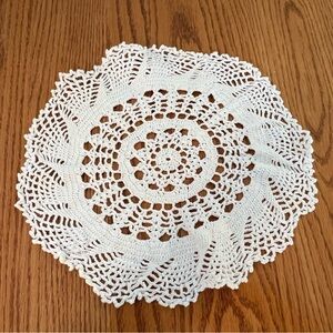 EUC 12” White Doily